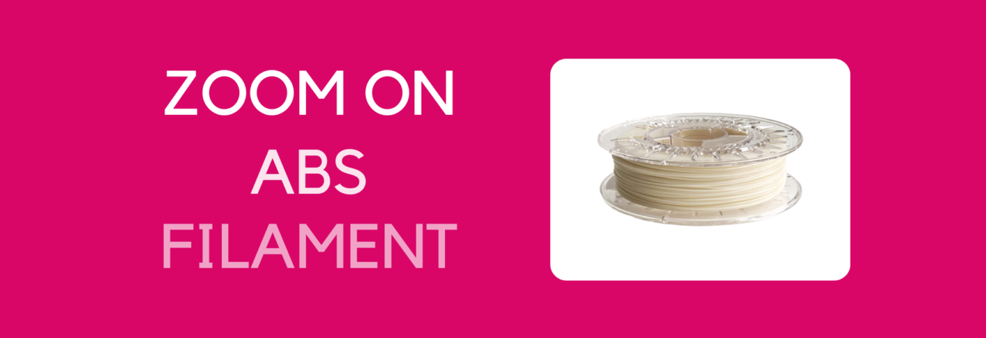 Zoom on ABS filament