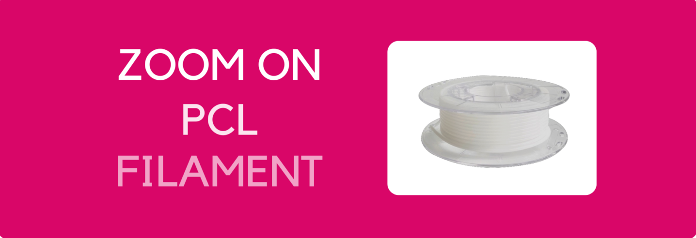 Zoom on PCL filament